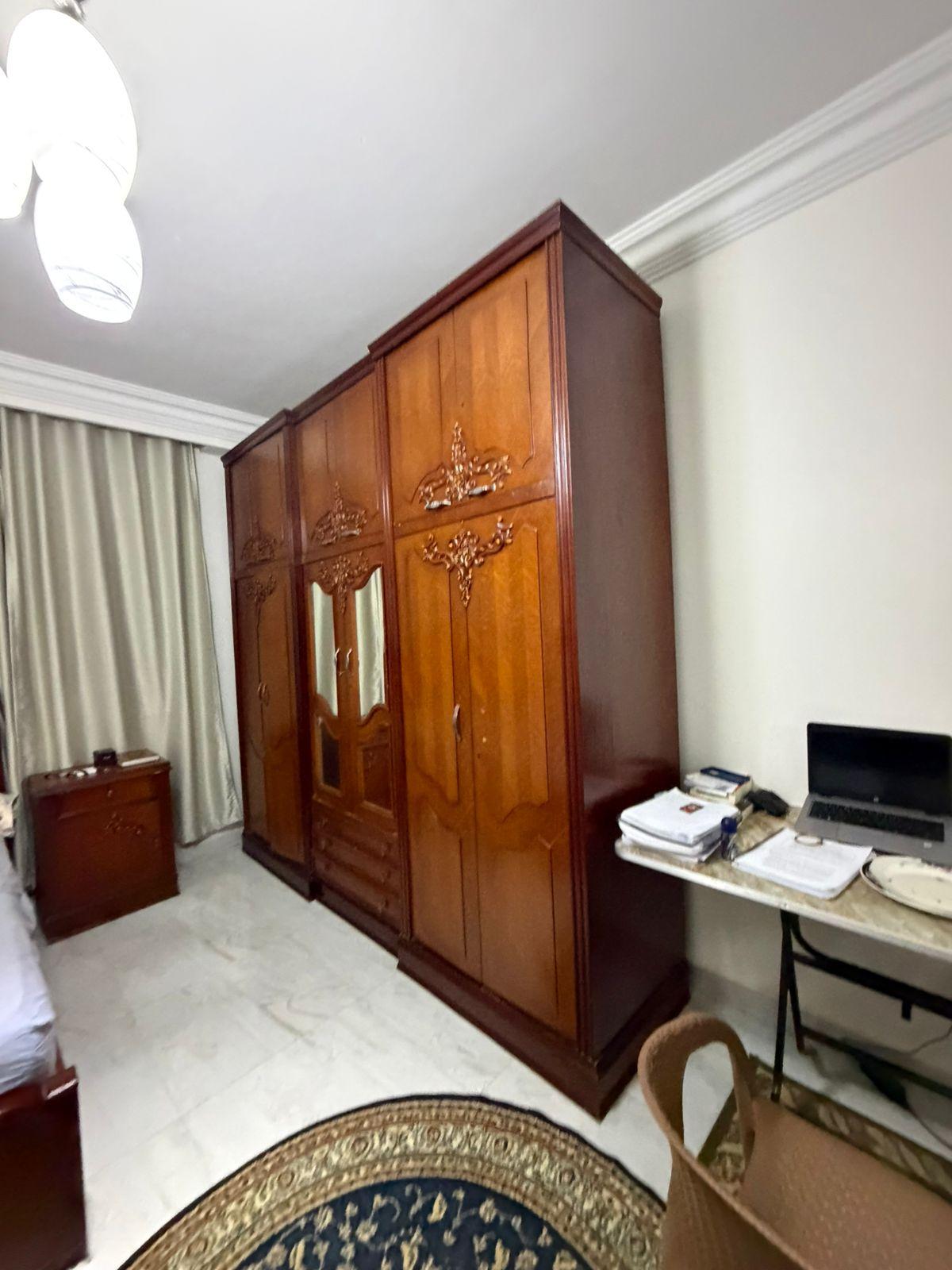 Bed and Wardrobe